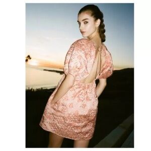 NWT Kimchi blue Astrid brocade embroidered dress M $100 spring boho cocktail